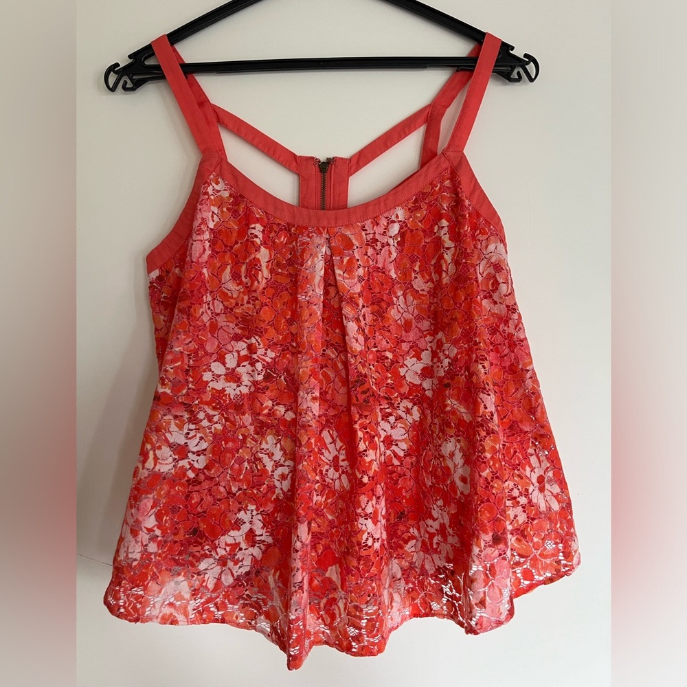 2/$15❤️Guess Cotton and Lace Top